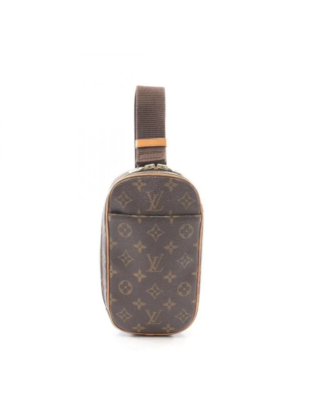 Louis Vuitton Waist Bag Pochette Gange Canvas Leather